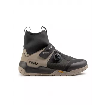 Northwave Multicross Plus Fahrradschuhe - Schwarz / EU 42 - Vibram Fort Augustus Sohle, SLW3-Drehverschluss, SPD-kompatibel