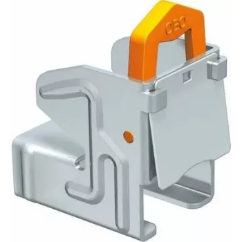 OBO Bettermann Trägerklemme 328 2 für 10-19 mm Flansche, feuerverzinkter Stahl, M8-Gewinde 1408046