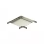 OBO Bettermann TRAY CORNER RS90-60-300 PG 2PCS - 90° Horizontaler Kabelrinnenbogen, 60x300mm, bandverzinkter Stahl, 2 Stück