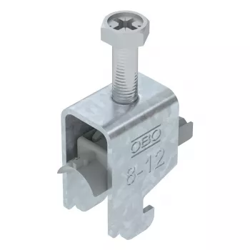 OBO BETTERMANN BS-N1-K-12 FT U-Bügel Schelle, feuerverzinkt, 8-12 mm, M6 Gewinde