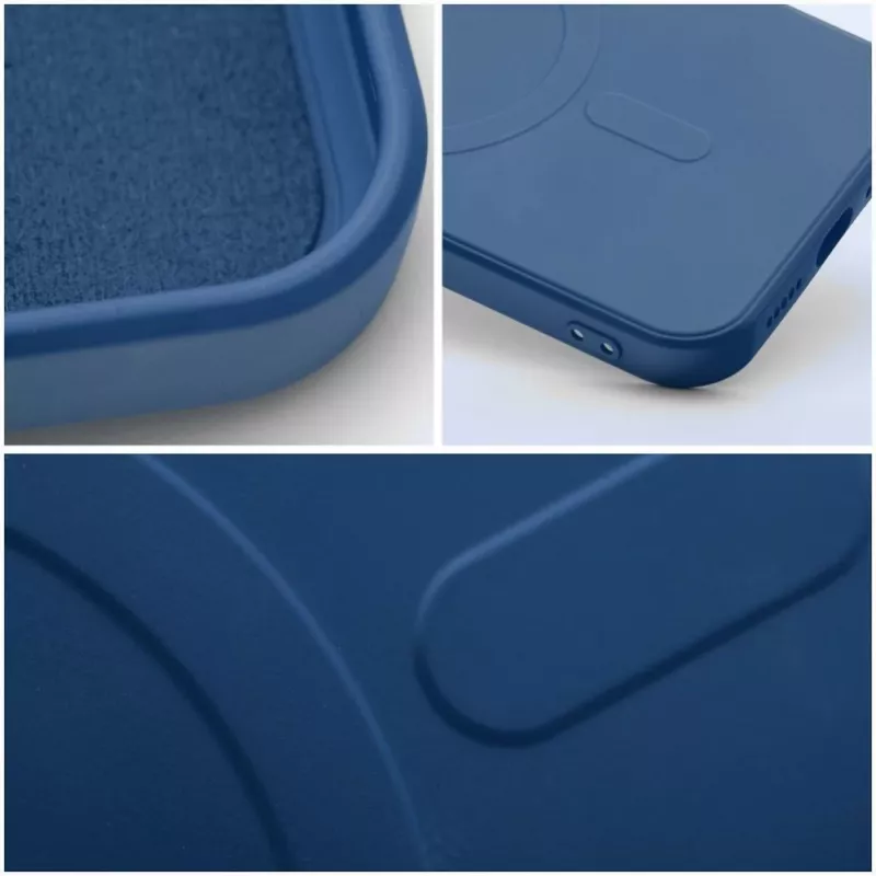 OEM Silikon MagSafe Hülle für Apple iPhone 16 mit Kameraschutz - Blau