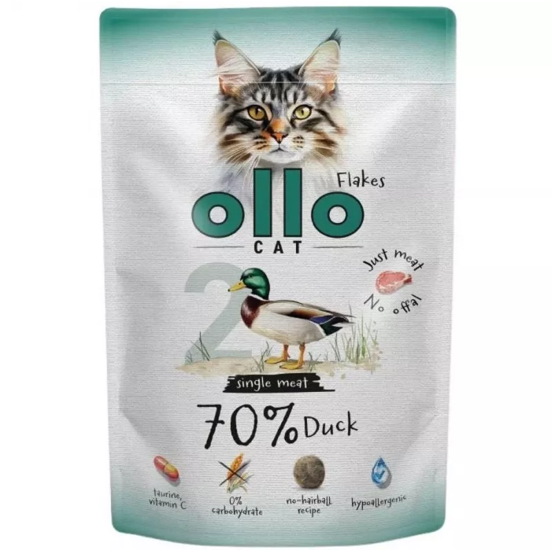 Ollo Katzenbeutel Nr. 2 Ente 85 g