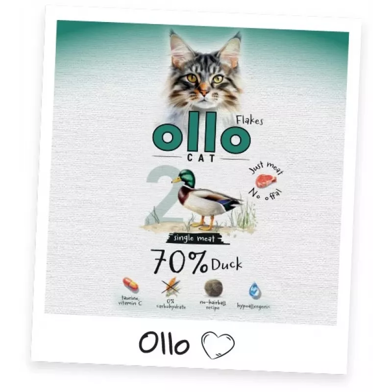 Ollo Katzenbeutel Nr. 2 Ente 85 g