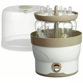 Olympia BS 29 Elektrischer Dampfsterilisator für Babyflaschen, Beige