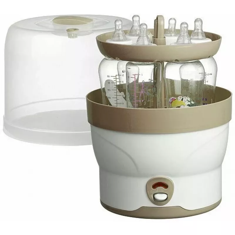 Olympia BS 29 Elektrischer Dampfsterilisator für Babyflaschen, Beige