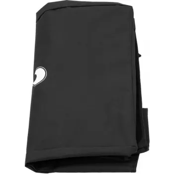 OMNITRONIC Schutzhülle für PAS-212/212A MK4 Lautsprecher, schwarzes Nylon, wasserabweisend, gepolstert, mit Tragegriff-Aussparungen und Reißverschlusszugang 11039582