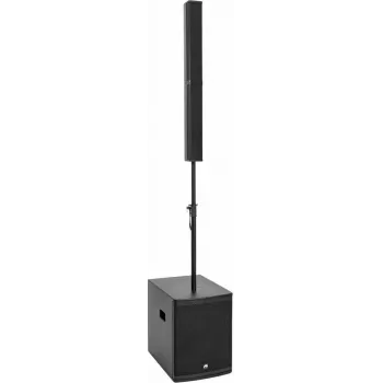 OMNITRONIC ROD-1283 Aktives Säulen-PA-System 400W mit 12-Zoll-Subwoofer und Bluetooth 11039105