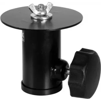 OMNITRONIC SPA-10EU Ständeradapter M8 für 35mm Ständer – Schwarz Stahl 60004609