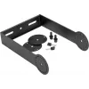 OMNITRONIC Schwenkhalterung für PAS-208/208A MK4 Lautsprecher, Wand-/Deckenmontage, Stahl, Schwarz, 15 kg Traglast 11039571