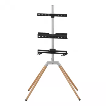 One for All Universal TV-Ständer Quadpod (Silber/Schwarz)