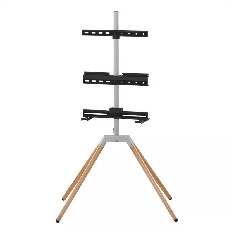 One for All Universal TV-Ständer Quadpod (Silber/Schwarz)
