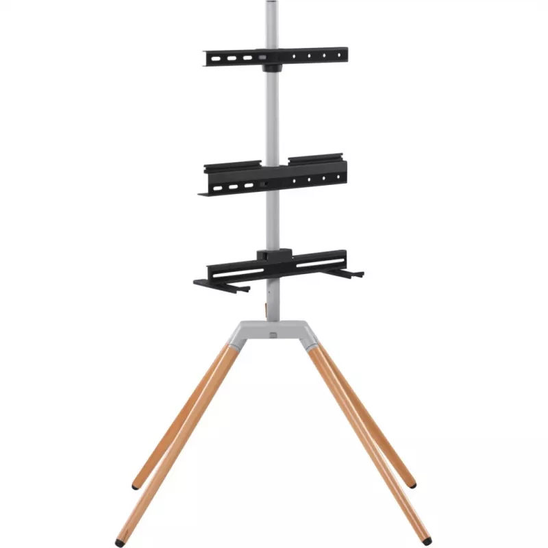 One for All Universal TV-Ständer Quadpod (Silber/Schwarz)