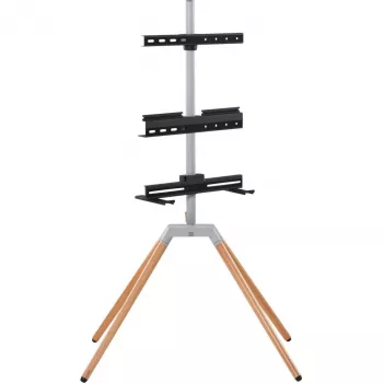 One for All Universal TV-Ständer Quadpod (Silber/Schwarz)