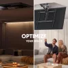 ONKRON N3LE-B Deckenhalterung für 50-75 Zoll TVs, schwarz
