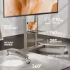 ONKRON TS1871-C mobiler TV-Ständer für 55-90 Zoll, champagner