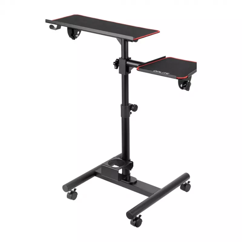 OPLITE Universalständer mit Rollen für Tastatur und Maus – Mobiler Workstation-Trolley