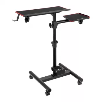 OPLITE Universalständer mit Rollen für Tastatur und Maus – Mobiler Workstation-Trolley
