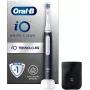 Oral-B iO White Clean Elektrische Zahnbürste, Schwarz/Weiß mit Reiseetui