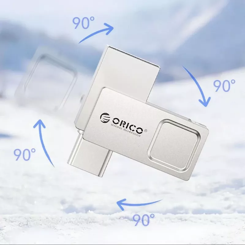 ORICO U301 64GB USB-A USB-C USB 3.2 Gen 1 USB-Stick - Silber