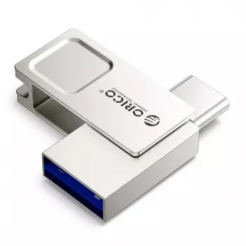 ORICO U301 64GB USB-A USB-C USB 3.2 Gen 1 USB-Stick - Silber