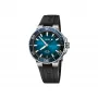 ORIS Herren-Taucheruhr 41350742274FC 41.50mm Automatik Blaues Zifferblatt Blaues Kautschukband