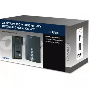 ORNO OR-DOM-RE-914/B Audio-Türsprechanlage Schwarz