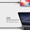 ORSEN S53 USB-C auf USB-C Kabel 3A 1m Blau