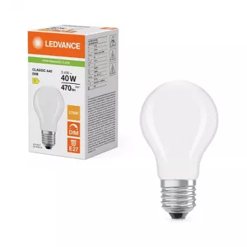 OSRAM LED Classic A 40 Filament DIM P 3.4W 827 Matt Dimmbare LED-Lampe