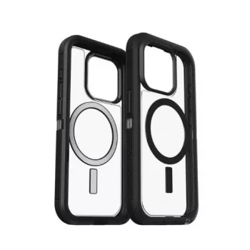 OtterBox Defender XT Case für Apple iPhone 15, 14, 13 - Dark Side (Clear/Black)