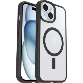 OtterBox React MagSafe Case für iPhone 16e/15/14/13 - Clear/Black