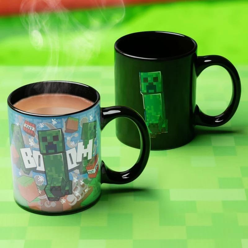 Paladone Minecraft Creeper Heat Change Mug