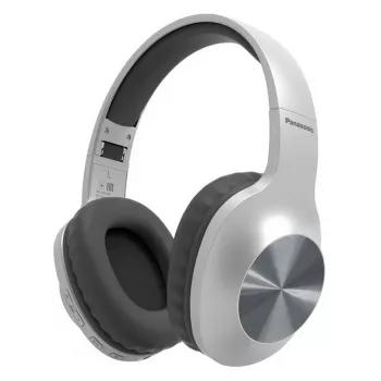 Panasonic RB-HX220BDES drahtlose On-Ear-Kopfhörer, Bluetooth, Mikrofon, XBS, Silber