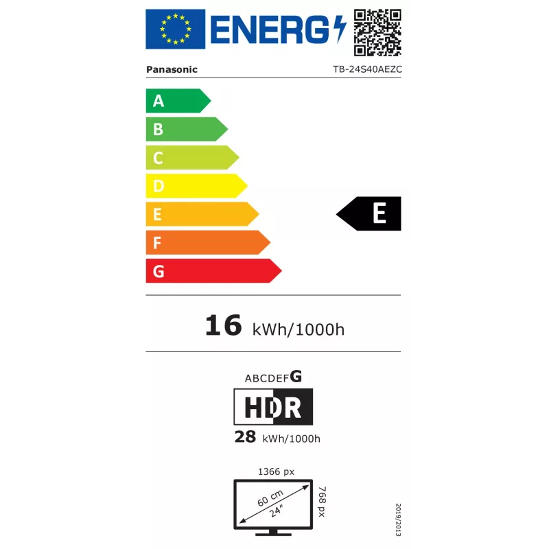 Panasonic TB-24S40A 24 Zoll HD Ready LED-Fernseher - Schwarz