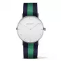 PAUL HEWITT Sailor Line Unisex Quarzuhr 39mm weißes Zifferblatt grün/weißes Nylonband PH-SASSTWNG20