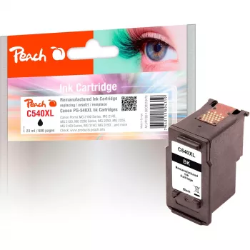 PEACH Druckkopf Schwarz PI100-156 (Kompatibel mit Canon PG-540XLBK)