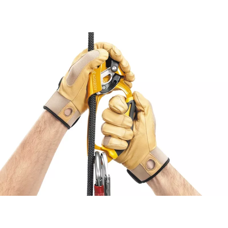 Petzl B17ALN Sicherungsgerät mit Bremsunterstützung für Einfachseile 8,5-11 mm