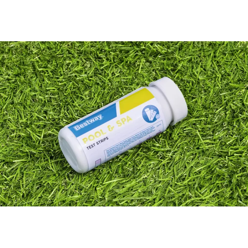 PH Pool Tester Bestway 58142 - 50 Wasserteststreifen für freies Chlor, pH-Wert, Gesamtalkalinität