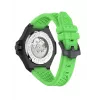 Philipp Plein Herren-Automatikuhr PWPFA0624 46mm Edelstahl Schwarz Silikon