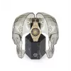 Philipp Plein Herrenuhr PWPMA0324 43mm schwarzes Skelettzifferblatt Silikonarmband