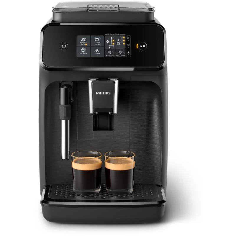 Philips Series 1200 EP1220/00 Vollautomatische Espressomaschine mit Cappuccinatore, Schwarz