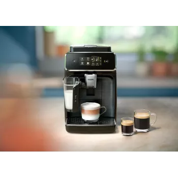 Philips Series 2300 LatteGo Vollautomatische Espressomaschine EP2339/40 Schwarz/Silber