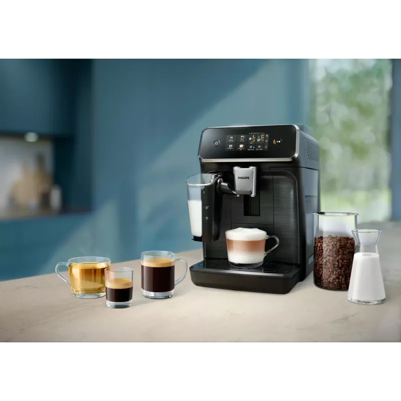 Philips Series 2300 LatteGo Vollautomatische Espressomaschine EP2339/40 Schwarz/Silber