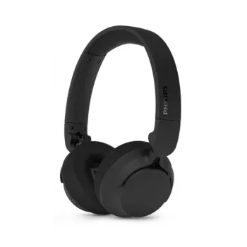 Philips TAH4500BK/00 On-Ear Wireless Kopfhörer mit Active Noise Cancelling, Bluetooth 5.2, 28h Akku, Schwarz
