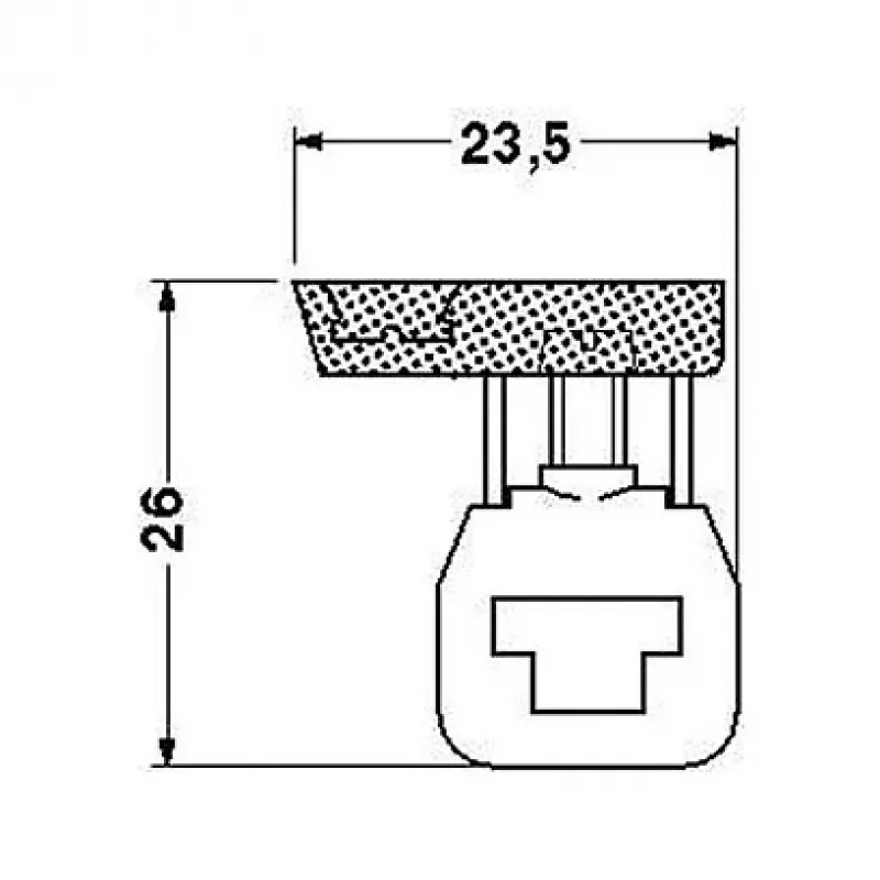 Phoenix 0421016 AKG 4 BU Durchgangsklemme, blau, Schraubanschluss, 4 mm², 32 A, 800 V