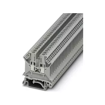 Phoenix 3001501 UK 3 N Durchgangsklemme, Schraubanschluss, 2,5 mm², 800 V, 24 A, Hutschienenmontage, grau