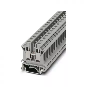 Phoenix 3005073 Durchgangsklemme UK 10 N, Schraubanschluss, 10 mm², 800 V, 57 A, grau