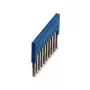 Phoenix 3036916 FBS 10-5 BU Steckbrücke, 10-polig, 5,2 mm Teilung, blau