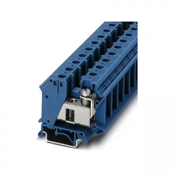 Phoenix 3075731 UTI 35 BU Installationsklemme - Blau, 35 mm², 125 A, 1000 V, Schraubanschluss, Hutschienenmontage