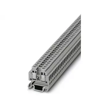 Phoenix 3100305 Durchgangsklemme MT 1.5, Schraubanschluss, 1,5 mm², 500 V, 17,5 A, DIN-Schiene, grau