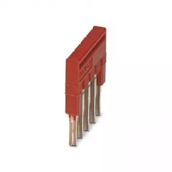 Phoenix 3213043 FBS 5-3.5 Steckbrücke, 5-polig, 3,5 mm Rastermaß, Rot
